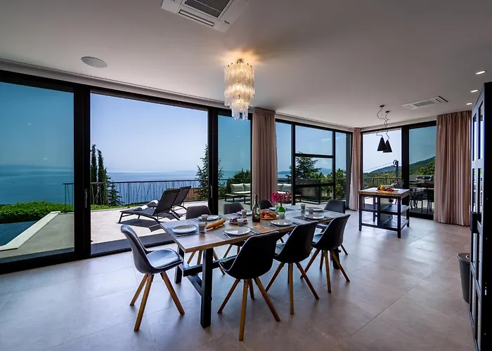 Villa Luxury The View In - For 12 People With Incredible Sea View & Wellness Opatija