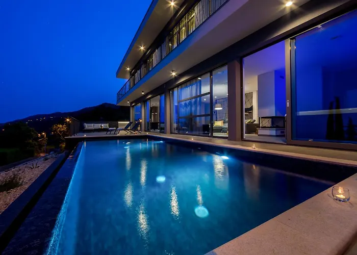 Vila Luxury The View In - For 12 People With Incredible Sea View & Wellness